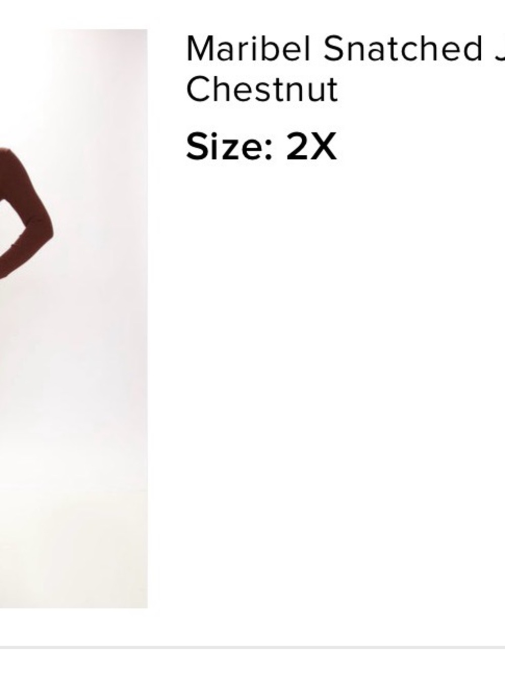 Fashion Nova Maribel Long Sleeve Bodycon Dress - Chestnut Brown
